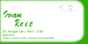 ivan reit business card